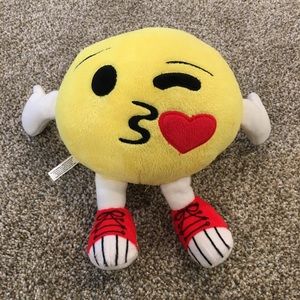 Emoji Give Me a Kiss Stuffed Plush Doll